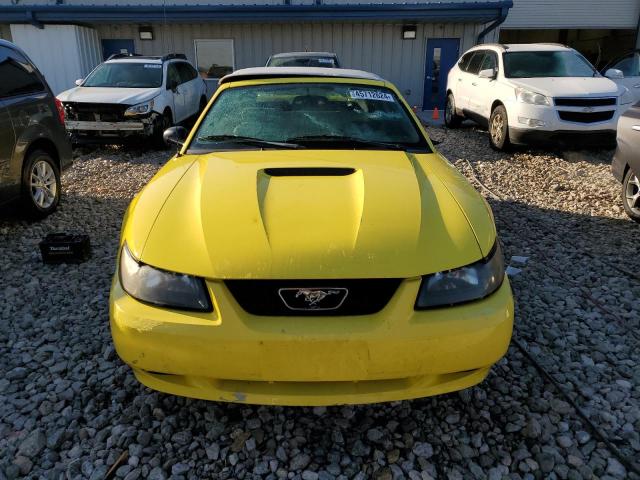 1FAFP44472F188290 - 2002 FORD MUSTANG YELLOW photo 5