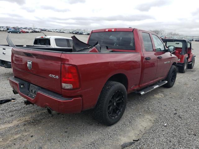 1C6RD7FT8CS143512 - 2012 DODGE RAM 1500 ST RED photo 3