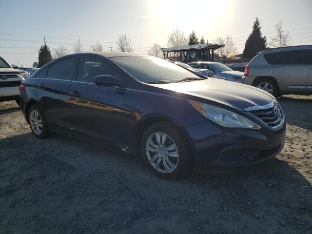 5NPEB4ACXCH319476 - 2012 HYUNDAI SONATA GLS BLUE photo 4