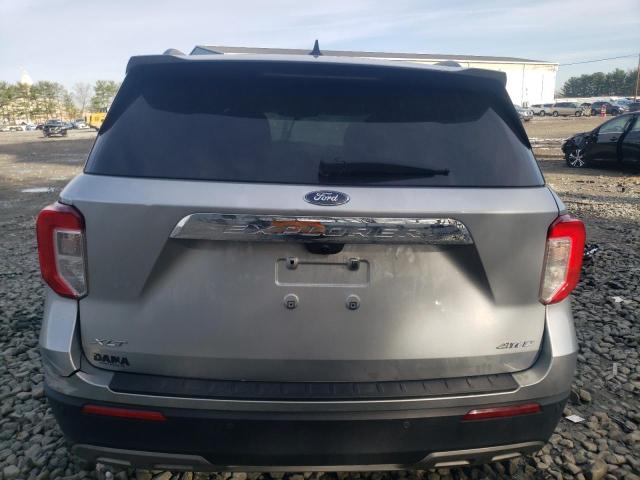 1FMSK8DH3NGA82852 - 2022 FORD EXPLORER XLT SILVER photo 6