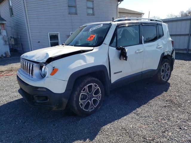 ZACCJBDT5GPD39917 - 2016 JEEP RENEGADE LIMITED WHITE photo 1