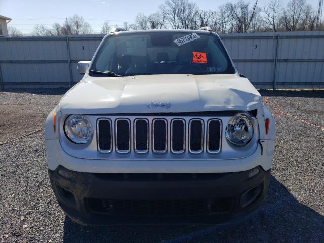 ZACCJBDT5GPD39917 - 2016 JEEP RENEGADE LIMITED WHITE photo 5