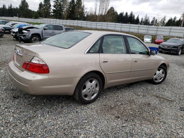 4T1BF28B13U315889 - 2003 TOYOTA AVALON XL BEIGE photo 3