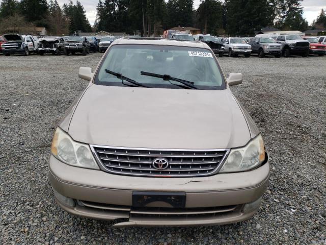 4T1BF28B13U315889 - 2003 TOYOTA AVALON XL BEIGE photo 5