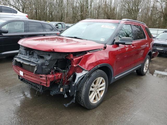 1FM5K8D88KGA35759 - 2019 FORD EXPLORER XLT RED photo 1