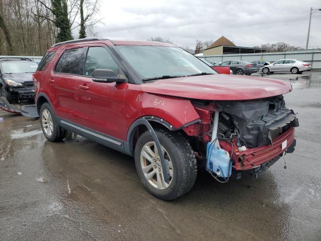 1FM5K8D88KGA35759 - 2019 FORD EXPLORER XLT RED photo 4