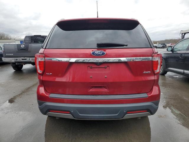 1FM5K8D88KGA35759 - 2019 FORD EXPLORER XLT RED photo 6