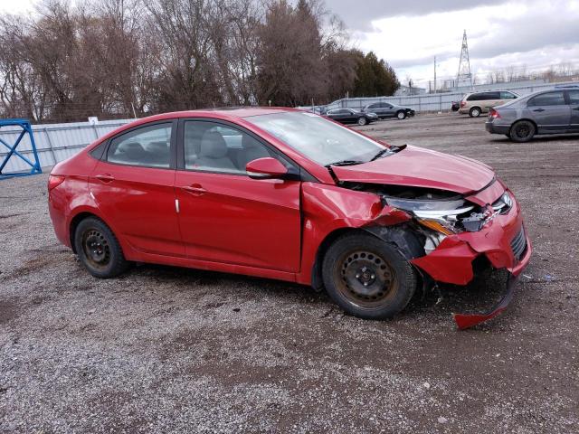 KMHCU4AE9FU842691 - 2015 HYUNDAI ACCENT GLS RED photo 4