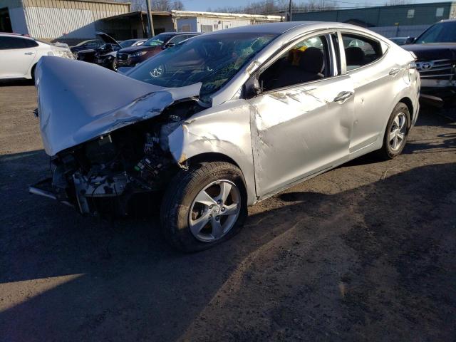 5NPDH4AE8FH648595 - 2015 HYUNDAI ELANTRA SE SILVER photo 1