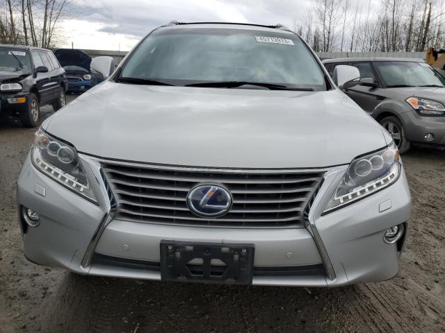 JTJBC1BA4F2464267 - 2015 LEXUS RX 450H SILVER photo 5