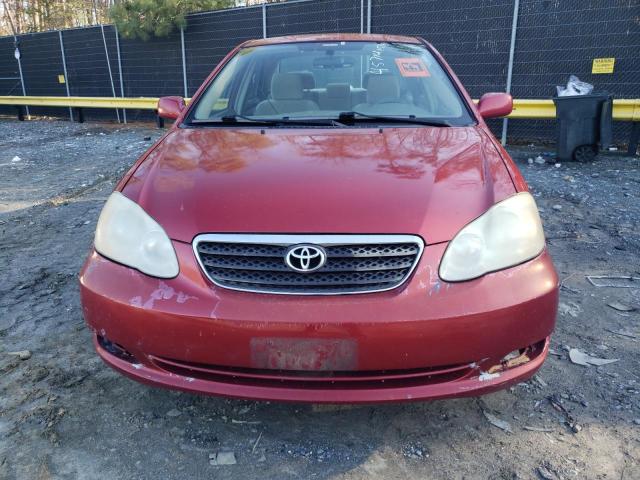 2T1BR30E17C843300 - 2007 TOYOTA COROLLA CE BURGUNDY photo 5