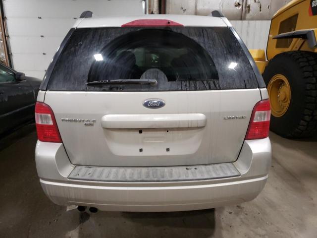 1FMZK06137GA13890 - 2007 FORD FREESTYLE LIMITED SILVER photo 6