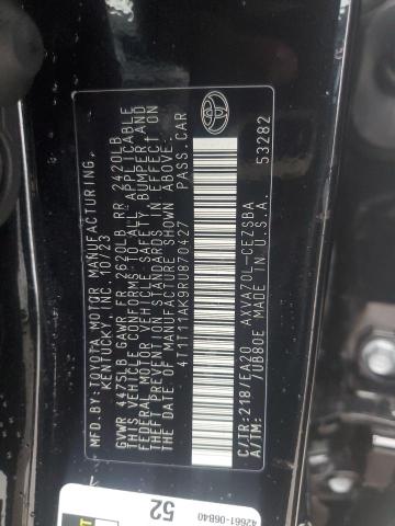 4T1T11AK9RU870427 - 2024 TOYOTA CAMRY SE NIGHT SHADE BLACK photo 12