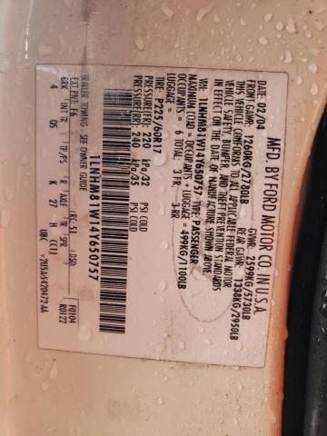 1LNHM81W14Y650757 - 2004 LINCOLN TOWN CAR EXECUTIVE WHITE photo 13