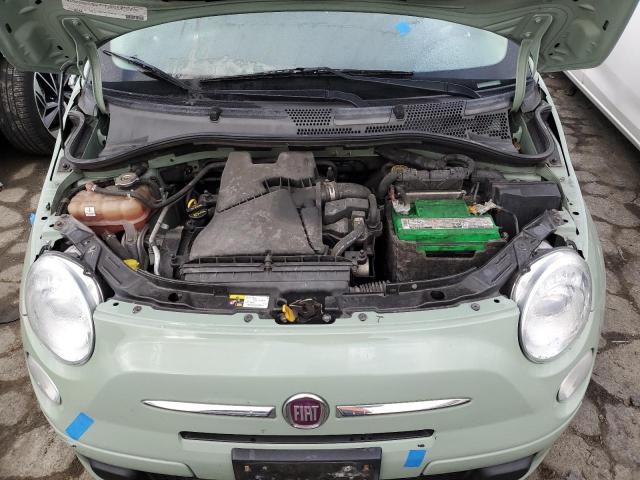 3C3CFFAR8CT381118 - 2012 FIAT 500 POP GREEN photo 11