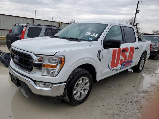 1FTEW1C53NKF27687 - 2022 FORD F150 SUPERCREW WHITE photo 1