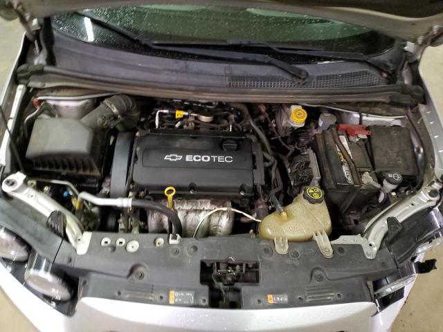 1G1JA5SH8C4195627 - 2012 CHEVROLET SONIC LS 银色 照片 11