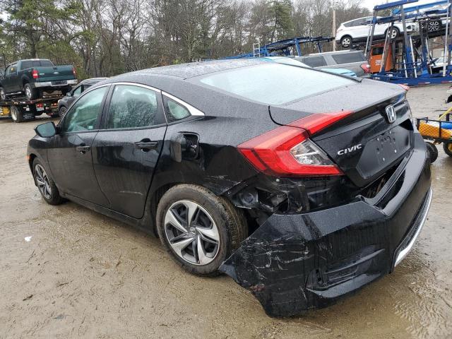 2HGFC2F66KH594764 - 2019 HONDA CIVIC LX BLACK photo 2