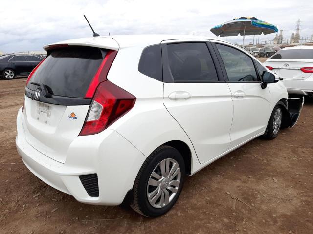 JHMGK5H58GX001404 - 2016 HONDA FIT LX WHITE photo 3