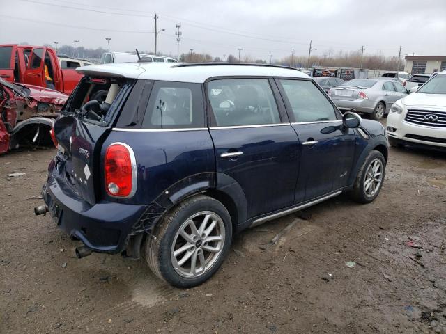 WMWZC5C59GWU21321 - 2016 MINI COOPER S COUNTRYMAN BLUE photo 3