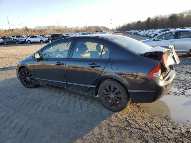 2HGFA16919H345633 - 2009 HONDA CIVIC EXL BLACK photo 2