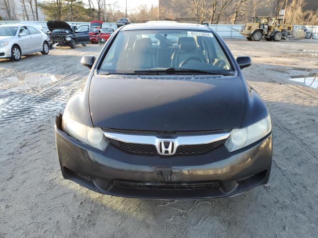 2HGFA16919H345633 - 2009 HONDA CIVIC EXL BLACK photo 5