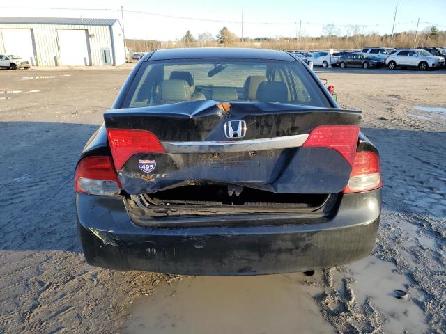 2HGFA16919H345633 - 2009 HONDA CIVIC EXL BLACK photo 6