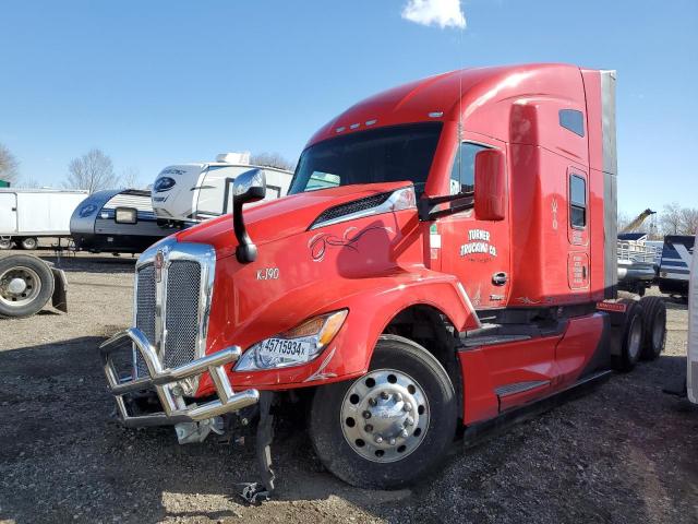 1XKYDP9X8RJ350665 - 2024 KENWORTH CONSTRUCTI T680 RED photo 2