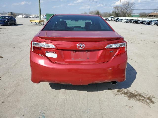 4T1BF1FK1EU742781 - 2014 TOYOTA CAMRY L RED photo 6