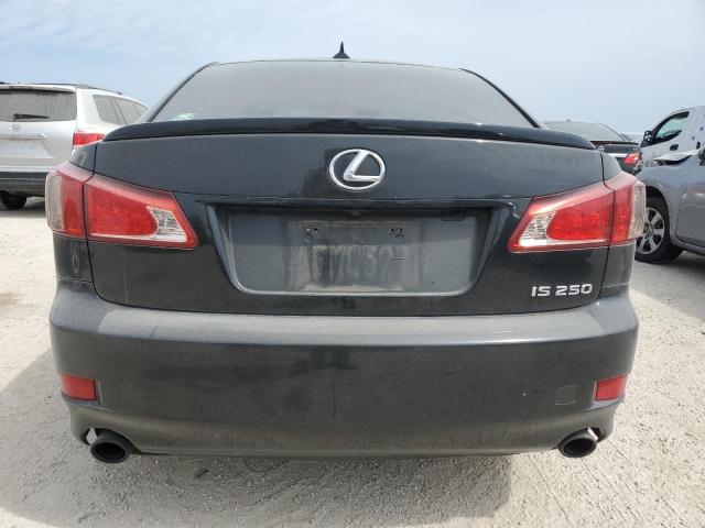 JTHBF5C23B5154806 - 2011 LEXUS IS 250 BLACK photo 6