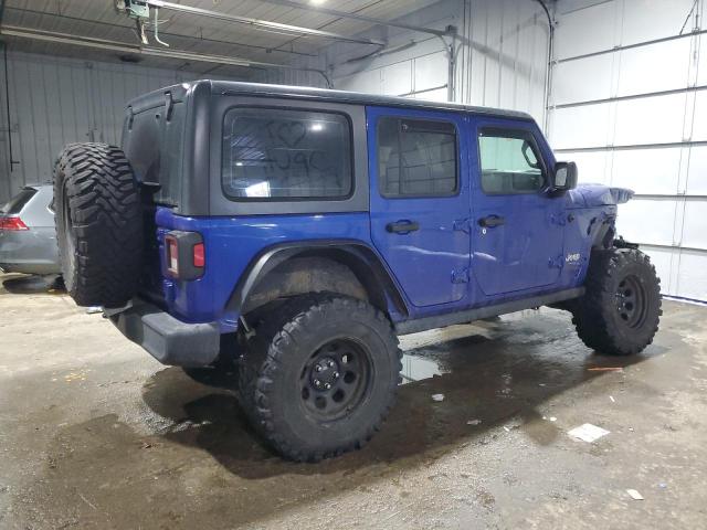 1C4HJXDN1JW206229 - 2018 JEEP WRANGLER U SPORT ლურჯი ფოტო 3
