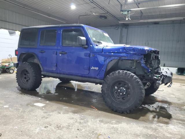 1C4HJXDN1JW206229 - 2018 JEEP WRANGLER U SPORT ლურჯი ფოტო 4