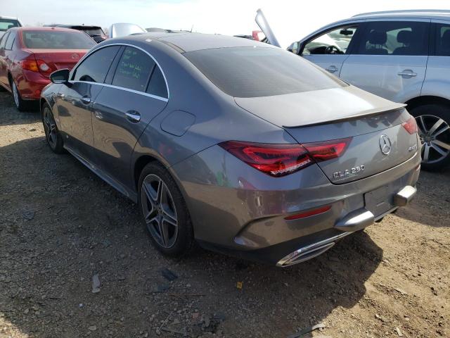 W1K5J4HB4NN320972 - 2022 MERCEDES-BENZ CLA 250 4MATIC GRAY photo 2