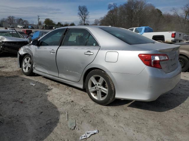 4T1BF1FKXCU533696 - 2012 TOYOTA CAMRY 4D 2 BASE SILVER photo 2