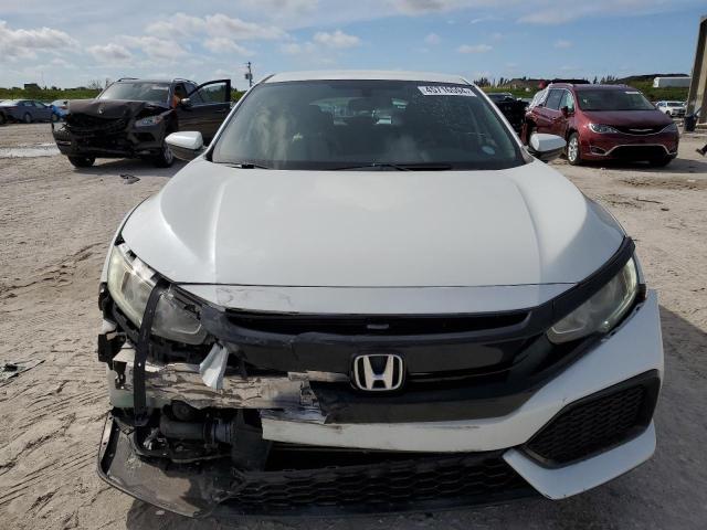 SHHFK7H22JU201239 - 2018 HONDA CIVIC LX WHITE photo 5