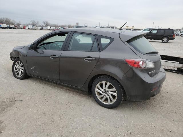 JM1BL1L86D1720376 - 2013 MAZDA 3 I GRAY photo 2