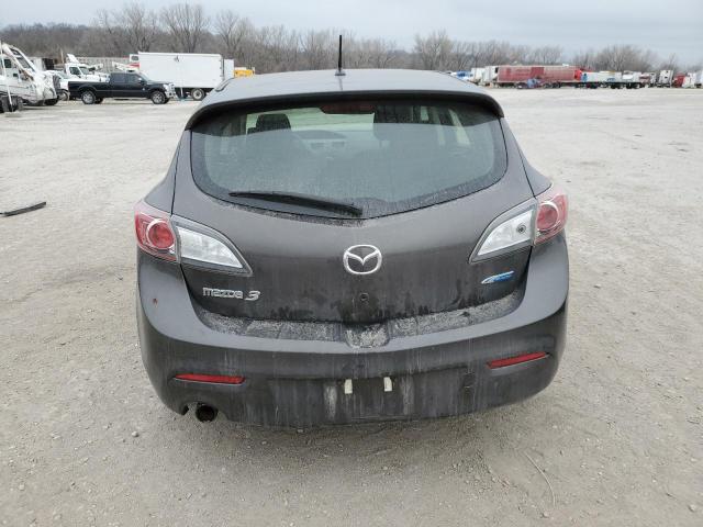 JM1BL1L86D1720376 - 2013 MAZDA 3 I GRAY photo 6