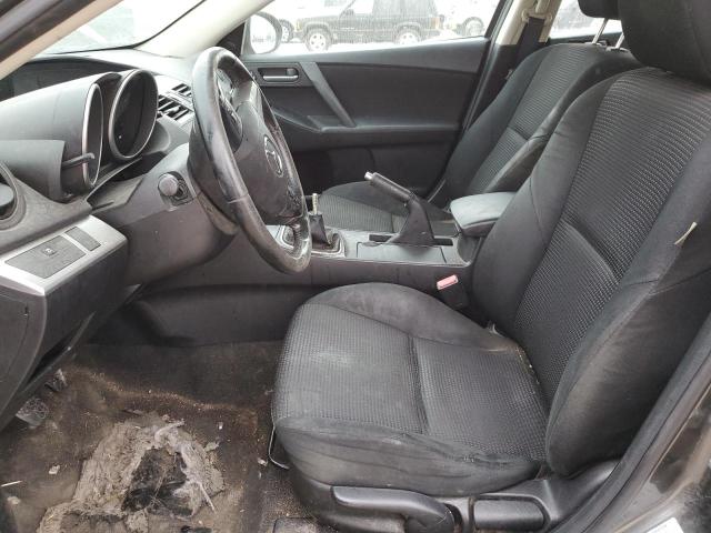 JM1BL1L86D1720376 - 2013 MAZDA 3 I GRAY photo 7