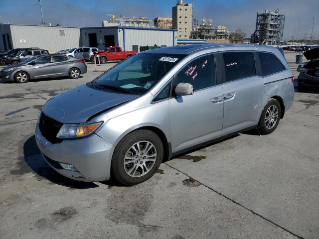 5FNRL5H68DB086864 - 2013 HONDA ODYSSEY EXL SILVER photo 1