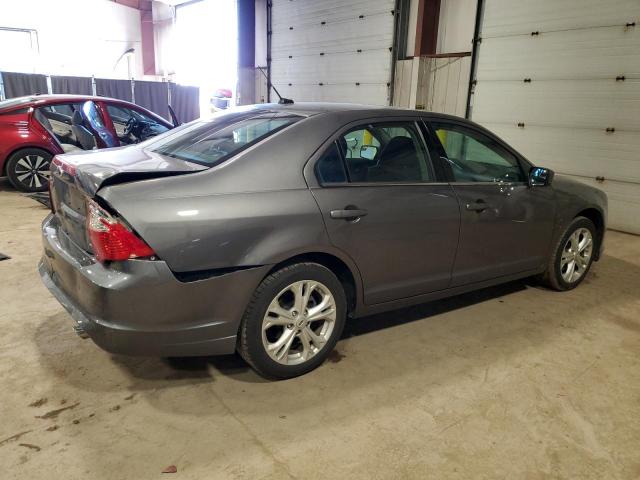 3FAHP0HG7CR405945 - 2012 FORD FUSION SE GRAY photo 3