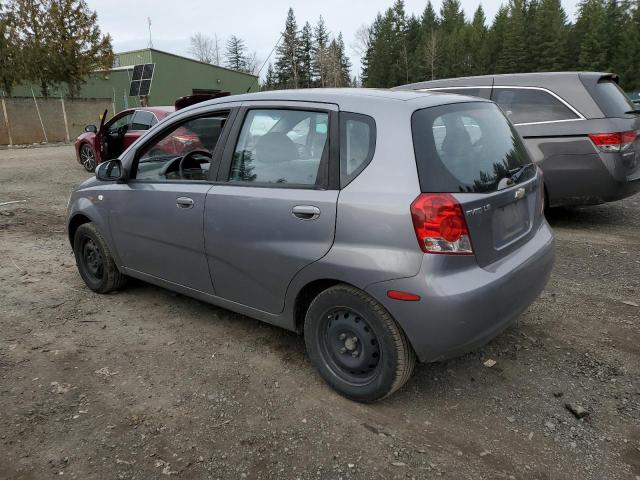 KL1TD66626B678186 - 2006 CHEVROLET AVEO BASE Gümüş foto 2