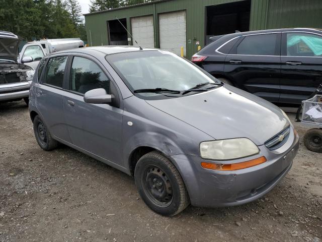 KL1TD66626B678186 - 2006 CHEVROLET AVEO BASE SILVER photo 4