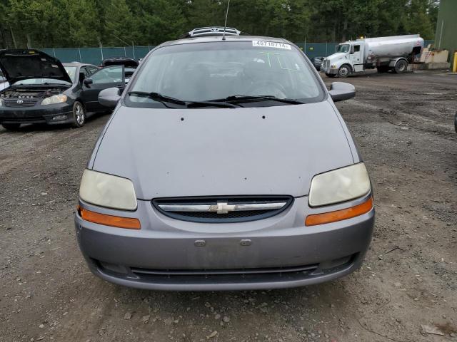 KL1TD66626B678186 - 2006 CHEVROLET AVEO BASE SILVER photo 5