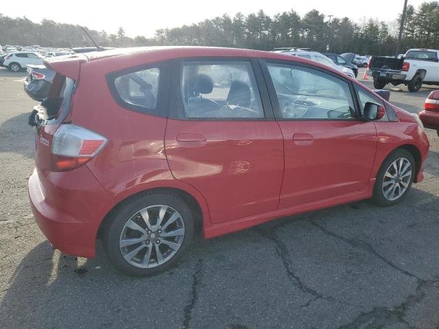 JHMGE8H56CC019801 - 2012 HONDA FIT SPORT RED photo 3