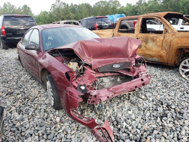 1FAFP53UX7A169048 - 2007 FORD TAURUS SE RED photo 1