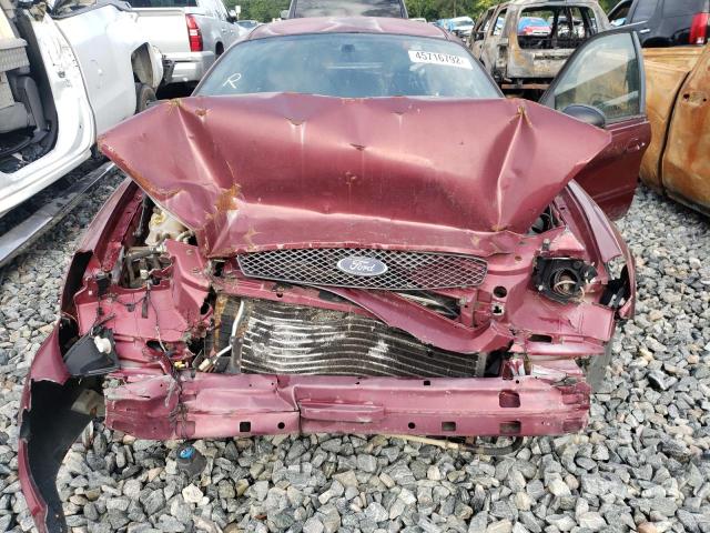 1FAFP53UX7A169048 - 2007 FORD TAURUS SE RED photo 7