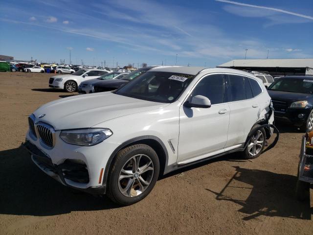 5UXTY5C04L9D39411 - 2020 BMW X3 XDRIVE30I WHITE photo 1