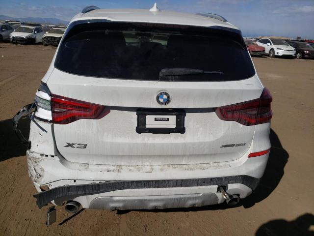 5UXTY5C04L9D39411 - 2020 BMW X3 XDRIVE30I WHITE photo 6