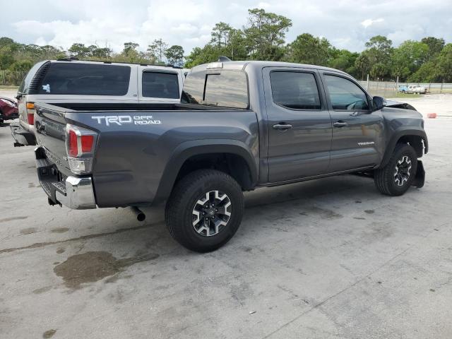 5TFAZ5CN2MX098587 - 2021 TOYOTA TACOMA DOUBLE CAB GRAY photo 3