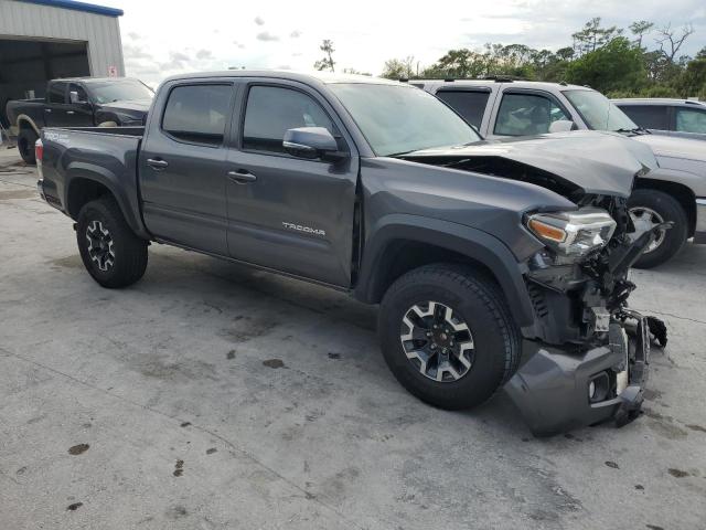 5TFAZ5CN2MX098587 - 2021 TOYOTA TACOMA DOUBLE CAB GRAY photo 4